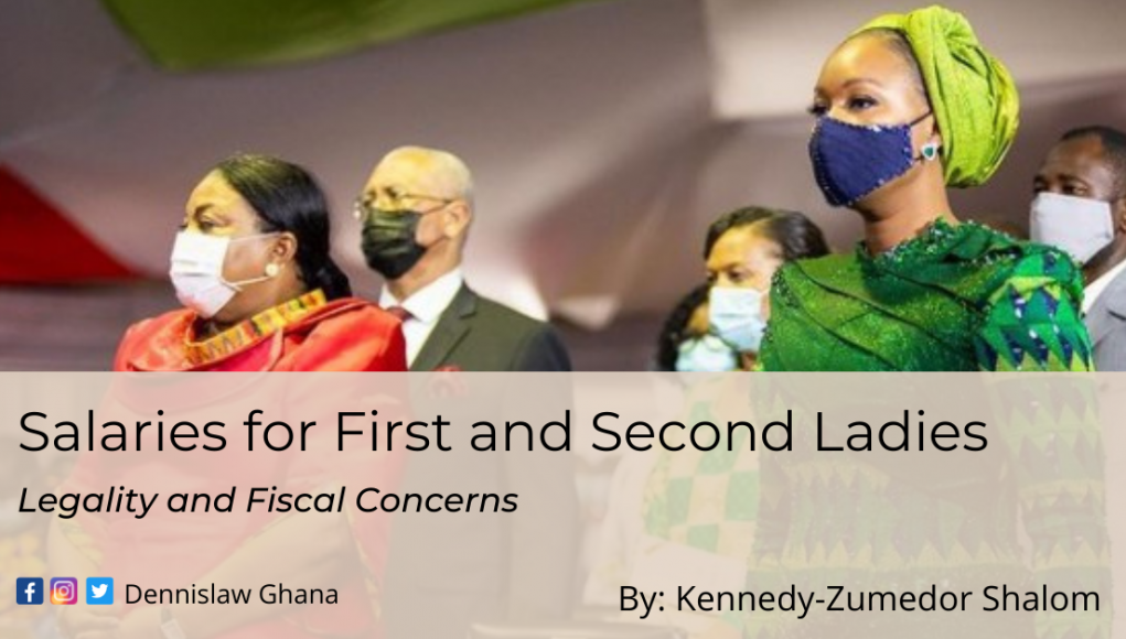 Salaries for First and Second Ladies – Legality and Fiscal Concerns